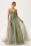 Christian Koehlert Tulle Evening Dress Peppermint Green 34