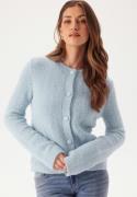 BUBBLEROOM Bouclé Cardigan Light blue L