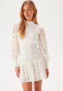 Bardot Remy Mini Lace Dress 110601 Orchid White 42(UK14)