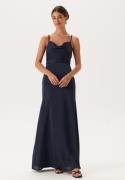 Bubbleroom Occasion Waterfall Mermaid Gown Dark blue 48