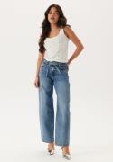 ONLY Onlgianna Mw Straight Dnm Medium Blue Denim 31/30