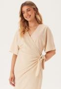 Happy Holly Soft Kimono Sleeve Dress Light beige 36/38