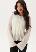 Happy Holly Trumpet Sleeve Lace Cardigan Offwhite 40/42