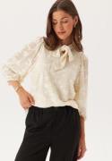 VILA Viharmonia Tie Neck 3/4 TOP  Birch XS