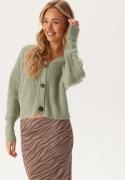 VERO MODA Lea LS V-Neck Cuff Cardigan Desert Sage L