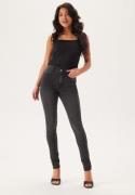 BUBBLEROOM High Full length Superstretch Jeans Dark grey 38