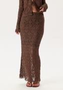 BUBBLEROOM Lace Skirt Brown L