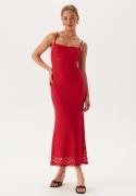 Bardot Adoni mesh midi dress 171564 Fire Red 36(UK8)