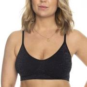 Missya BH Lucia Waffel Glitter Bra Top Svart polyamid Small Dam