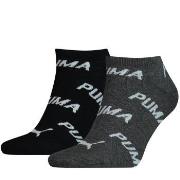 Puma Strumpor 2P BWT Sneaker Sock Svart/Grå Strl 43/46