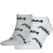 Puma Strumpor 2P BWT Sneaker Sock Vit/Grå Strl 39/42