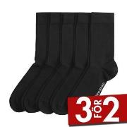 Björn Borg Strumpor 5P Essential Socks Svart Strl 41/45