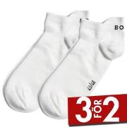 Björn Borg Strumpor 2P Performance Solid Step Socks Vit polyamid Strl ...