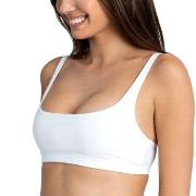 Bread and Boxers Soft Bra BH Vit ekologisk bomull X-Small Dam