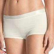 Calida Trosor Cate Regular Satin Shorts Creme bomull Medium Dam