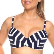 Femilet Indiana Bikini Top Moulded Vit/Marin polyamid D 80 Dam