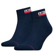 Levis Strumpor 2P Sport Mid Cut Sock Mörkblå Strl 35/38