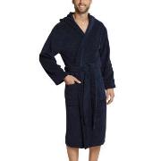 Schiesser Essentials Terry Cloth Bathrobe Marin bomull Small Herr