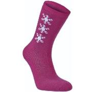 Seger Strumpor Lillen Junior Sock Rosa ull Strl 25/27 Barn