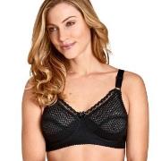 Miss Mary Cotton Dots Soft Bra BH Svart B 80 Dam