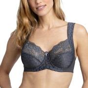 Miss Mary Jacquard And Lace Underwire Bra BH Mörkgrå B 85 Dam