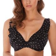 Freya Jewel Cove High Apex Bikini Top With J-Hook Svart E 85 Dam