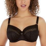 Freya BH Viva Underwire Side Support Lace Bra Svart polyamid D 80 Dam