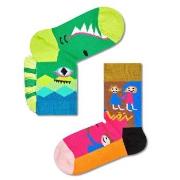 Happy socks Strumpor Rock Your Socks Friend Kids Sock Grön Mönstrad bo...