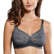 Anita BH Care Fleur Wire-free Mastectomy Bra Mörkgrå D 80 Dam