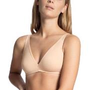 Calida BH Natural Comfort Soft Bra Beige bomull A 80 Dam