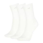 Calvin Klein Strumpor 3P Emma Roll Top Crew Socks Vit Strl 37/41 Dam