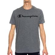 Champion Classics Men Crewneck T-shirt Grå bomull Small Herr