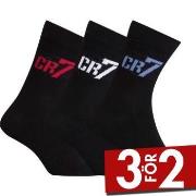 CR7 Cristiano Ronaldo Strumpor 3P Boys Socks Svart Strl 40/43