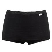 Damella Trosor Classic Cotton Maxi Brief Svart bomull Large Dam