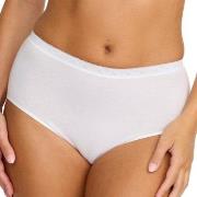 Damella Trosor Classic Cotton Midi Brief Vit bomull Medium Dam