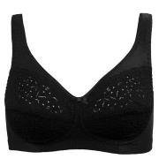 Damella BH Classic Soft Lace Bra Svart B 75 Dam