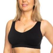 Decoy BH Bra Top Wide Straps Svart polyamid Large Dam