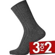 Egtved Strumpor Cotton No Elastic Socks Mörkgrå Strl 40/45 Herr