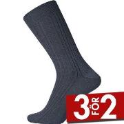 Egtved Strumpor Wool Broadrib Sock Marin ull Strl 38/40