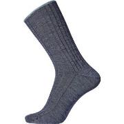 Egtved Strumpor Wool No Elastic Rib Socks Blå Strl 40/45