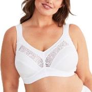 Swegmark BH Cotton Star Soft Bra Vit bomull E 75 Dam