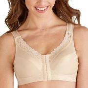 Swegmark BH Maj Front Closure Soft Bra Beige D 105 Dam