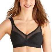 Swegmark BH Net Faitrade Cotton Soft Bra Svart ekologisk bomull B 90 D...