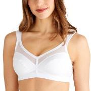 Swegmark BH Net Faitrade Cotton Soft Bra Vit ekologisk bomull B 80 Dam