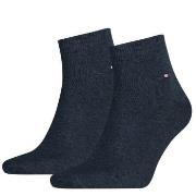 Tommy Hilfiger Strumpor 2P Men Quarter Sock Blå Strl 43/46 Herr