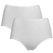 Trofe Maxi Briefs Bamboo Mix Trosor 2P Vit X-Large Dam