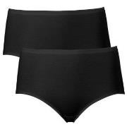 Trofe Seamless Maxi Briefs Trosor 2P Svart bomull XX-Large Dam