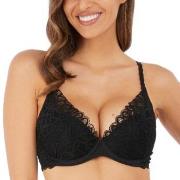 Wacoal BH Raffine Plunge Push Up Bra Svart B 70 Dam