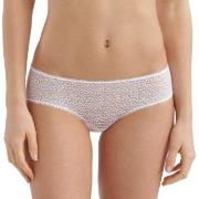 DKNY Trosor Modern Lace Trim Hipster Vit nylon Small Dam