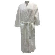 Missya Honeycomb Cotton Robe Vit bomull Large Dam